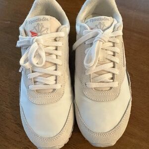 Reebok Lifestyle Classic AZ sneakers size 9.5 Chalk/gray Very good condition
